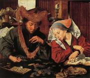 Marinus van Reymerswaele A Moneychangr and His Wife oil painting